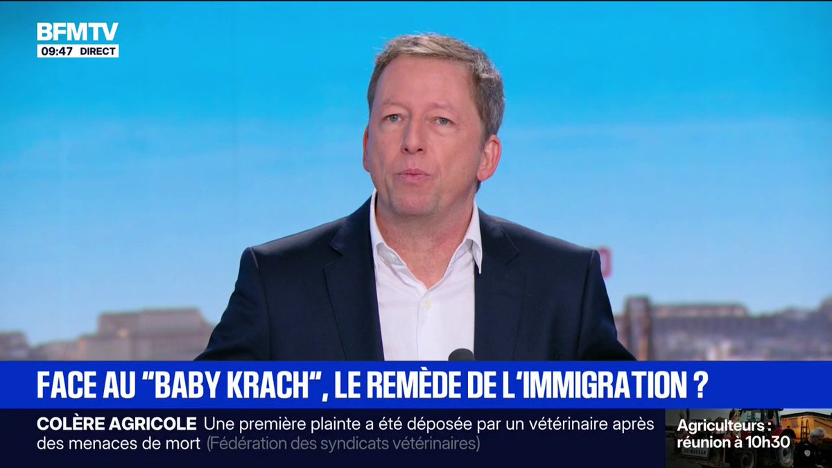 Plus de décès que de naissances: "C'est l'évolution normale, attendue et prévisible d'un pays européen moderne", explique l'économiste David Duhamel