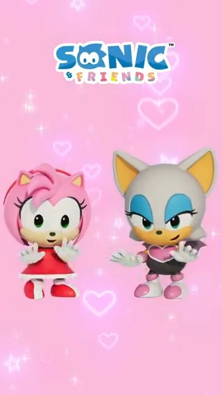 とくべチュ💖 キュートなソニックたちが送るショートアニメ🦔💙 『SONIC & FRIENDS』の最新ダンス動画を公開⸜🙌🏻⸝ 👇音あり動画はこちら👇 #ソニフレ
