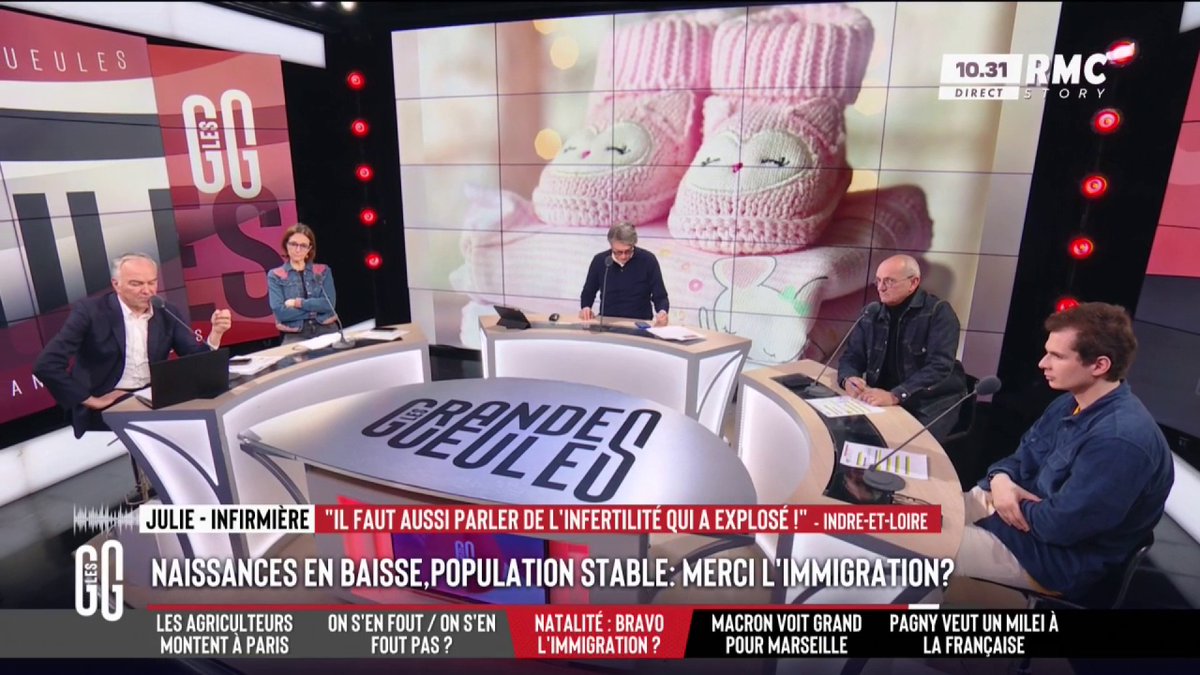 ⚰️ Plus de décès que de naissances en France aujourd'hui ? Julie, infirmière : "On voudrait des enfants, mais on ne réussit pas à en avoir. La fécondité baisse aujourd'hui. En plus, notre infertilité est inexpliquée, nous n'avons rien trouvé dans les examens" #GGRMC