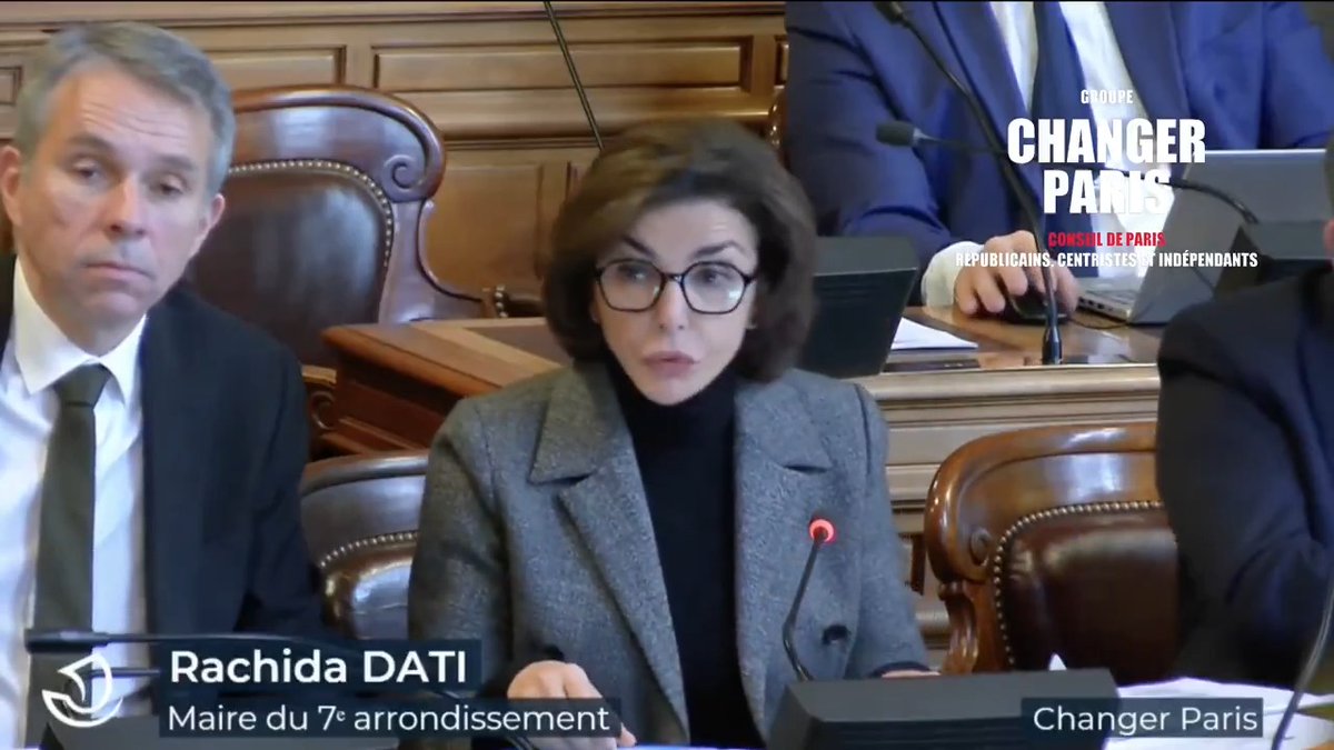 .Rachida Dati ن💬 "Chaque Parisien, du nouveau-né au retraité, porte désormais sur ses épaules plus de 5000€ de dette du fait d’une gestion catastrophique, de dépenses inconsidérées. Ce budget clôt un cycle dont les Parisiens ont pu mesurer chaque jour les dérives" #ConseildeParis