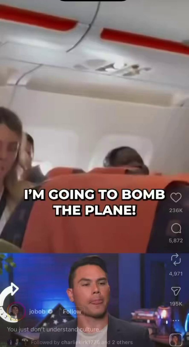 Muslim passenger on flight: “I’m bombing the plane! Death to America! Death to Trump! Allahu Akbar!” repeated. People are finally waking up—Islam isn’t compatible with Western civilization. Do you support banning all Muslims from entering the U.S.? A. Hell yeah B. No