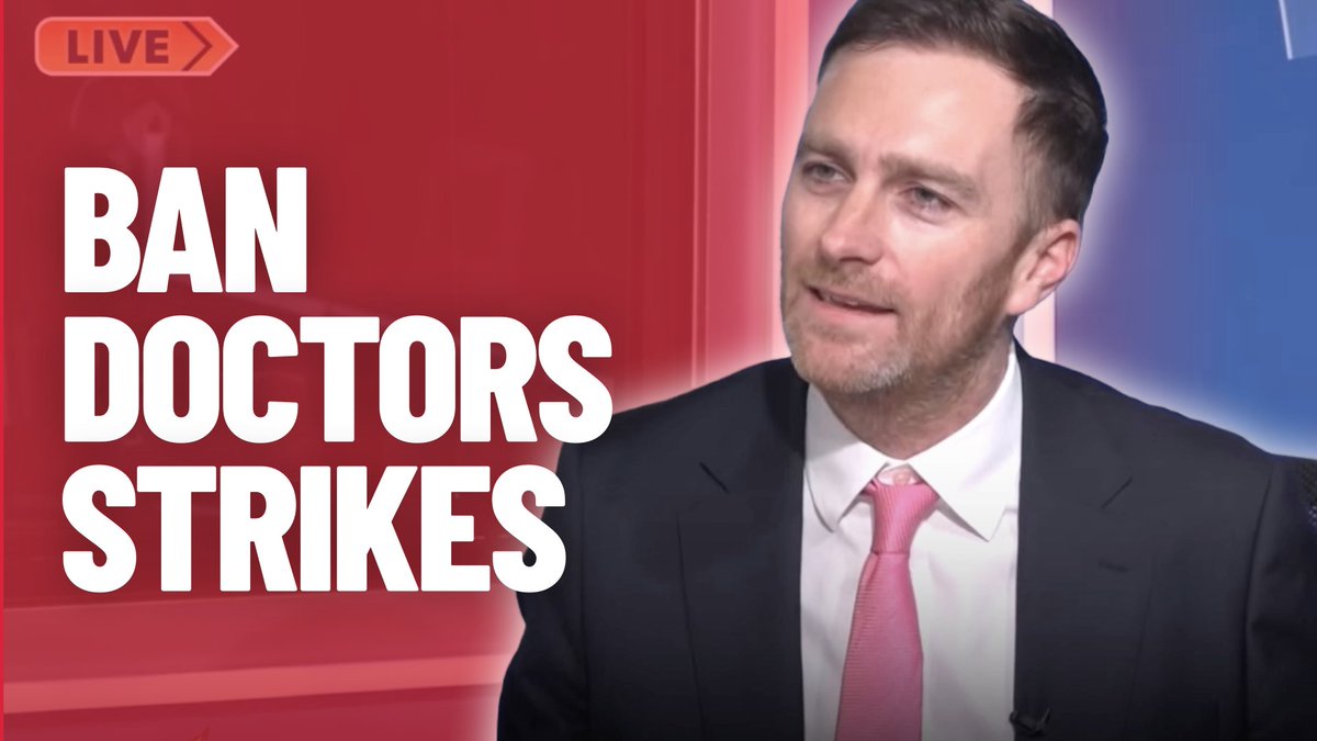 Resident doctors have had a massive pay rise - one most could only dream of. Now they plan to strike again. Keir Starmer kowtowed to the unions because he relies on their money. They’ll just keep coming back for more. We need to ban doctors from striking.