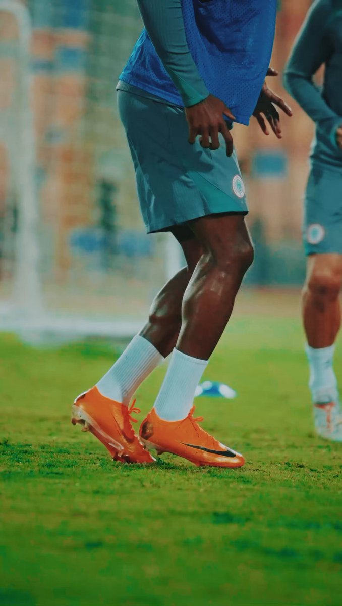 All work leading up to our clash with the Pharoahs of Egypt tonight. #Naija4TheWin #LetsDoItAgain