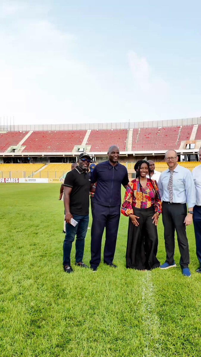 I was Invited by the U.S. Embassy in Ghana for an official tour at the Accra sports Stadium and discussions ahead of the 2026 FIFA World Cup😊❤️