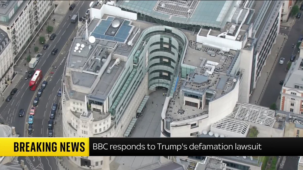 BREAKING: A BBC spokesperson has responded to Donald Trump's defamation lawsuit. They have said: “As we have made clear previously, we will be defending this case. We are not going to make further comment on ongoing legal proceedings." 📺 Sky 501
