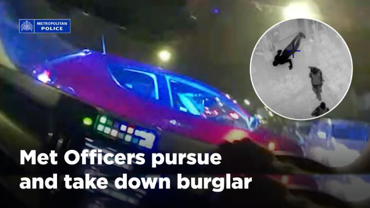 Burglar jailed after high-speed pursuit. After breaking into a home, stealing handbags and a car, he drove the wrong way down a dual carriageway to evade police - but officers used tactical contact to stop him. Sentenced to 4 years 4 months.