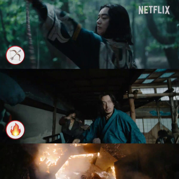#イクサガミ どのシーンが一番アガった? 絵文字で教えて! 🐍 蠱毒の始まり 💥 愁二郎〈人斬り刻舟〉の覚醒 ⚔️ 高速殺陣 (愁二郎 vs 櫻) 🏹 百発百中の弓技 (カムイコチャ) 🔥 4人組の乱戦 (愁二郎 × 双葉 × 彩八 × 響陣) 🧨愁二郎 vs 無骨 の決闘 #LastSamuraiStanding