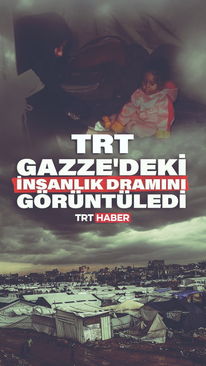 İsrail soykırımına maruz kalan Gazzeliler şimdi de sürekli su basan çadırlarda barınmaya çalışıyor. Gazzelilerin yaşadığı insanlık dramını TRT görüntüledi: ▪️"Acı çekiyoruz. Eskiden yaşadığımız gibi onurlu bir şekilde yaşamak istiyoruz."