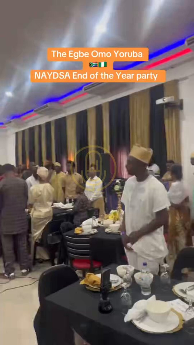 WATCH: Hundreds of Nigerian Yorubas singing the South African national anthem during their year-end party in South Africa.