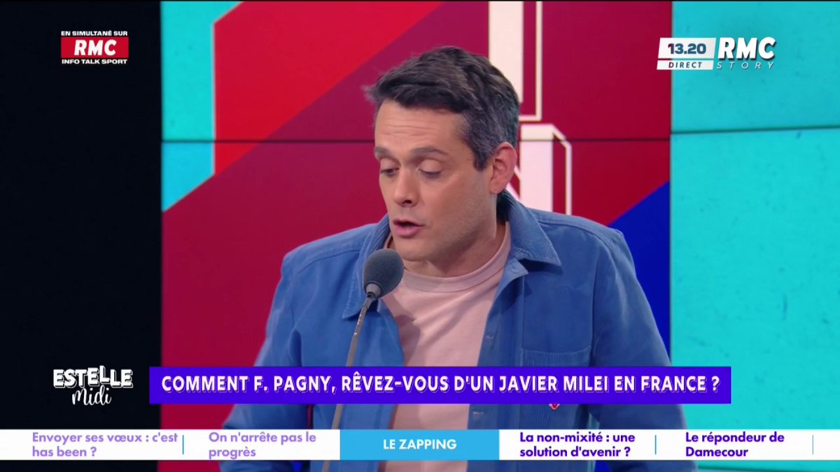🇦🇷 Florent Pagny 🎙️ Baptiste des Monstiers : "Quand on a mis en place une politique d'exil fiscal comme Florent Pagny, on ferme sa g***** sur la politique ! Il a eu un cancer, il s'est fait soigner en France... La politique de Milei sur la santé, c'est pas la fête !" #EstelleMidi