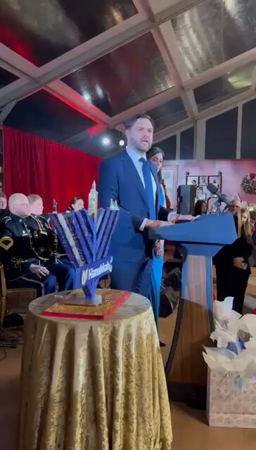 Vice President JD Vance spoke about the attack on Australian Jews at his Hanukkah party last night