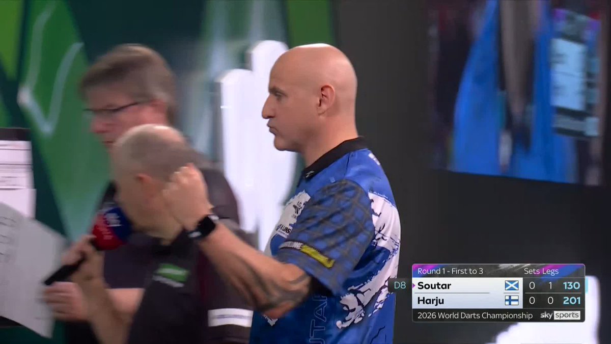 SENSATIONAL START FROM SOOTS! Two legs played, and two ton-plus finishes from Alan Soutar! The Scot is here to play at Ally Pally! 📺 #WCDarts | R1