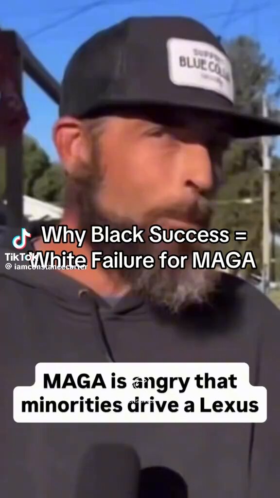 Watching these MAGA Trump Supporters freak out with jealousy because they see a black man driving through the neighborhood in a Lexus! The black man is actually a Physician that earned everything he has and if they had worked as hard as he did they could have a Lexus too!