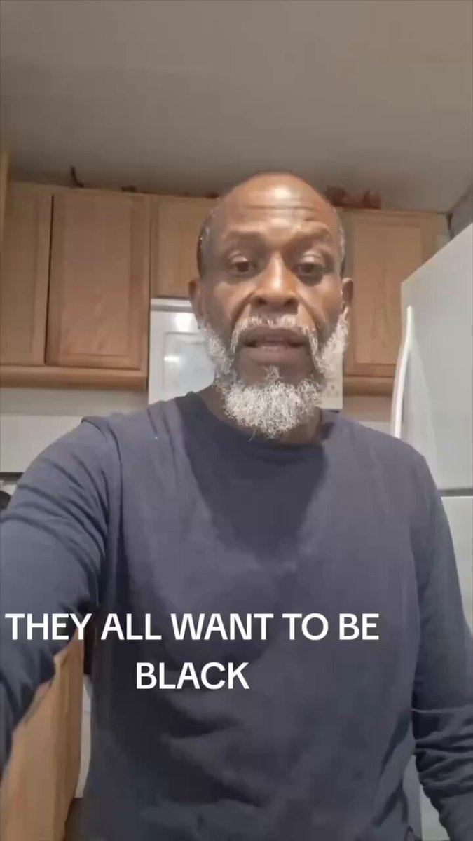 Everybody wants to be Black! Lol Let him cook!