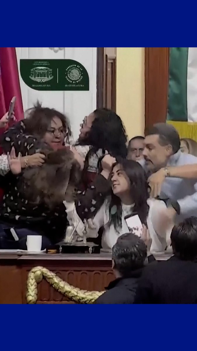 A debate in Mexico City’s Congress turned into a hair-pulling brawl as lawmakers clashed over plans to shut down the city’s transparency institute, which oversees data protection and public access to information.
