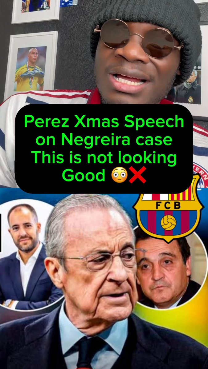 🚨 Perez Speech on Xmas Lunch Speech is not trending but this is really concerning and doesn’t look good for the future of Laliga football.