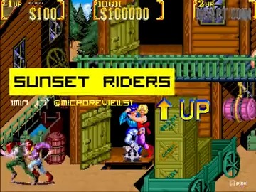 ¡SUNSET RIDERS en 1 minuto! Hoy Konami nos lleva al salvaje oeste en este divertidísimo run 'n gun. ¡Se agradecen los retweets! ❤️ #retrogaming