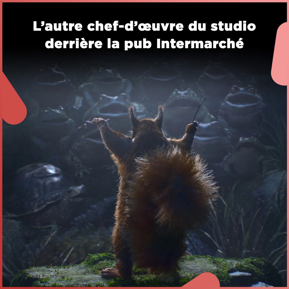 Avant de signer le buzz mondial de la pub de Noël Intermarché, Illogic Studios nous avait déjà conquis en 2019 avec ce bijou mettant en scène un écureuil chef d’orchestre. Le talent des Français dans l’animation 👏