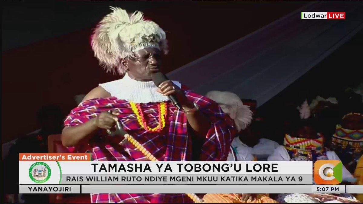 President Ruto: Nimeambia wanaojenga stadium ya Talanta kwamba wakimaliza kujenga Talanta, wakuje wajenge stadium hapa Lodwar na nimewapatia Ksh. 900 million ili waijenge