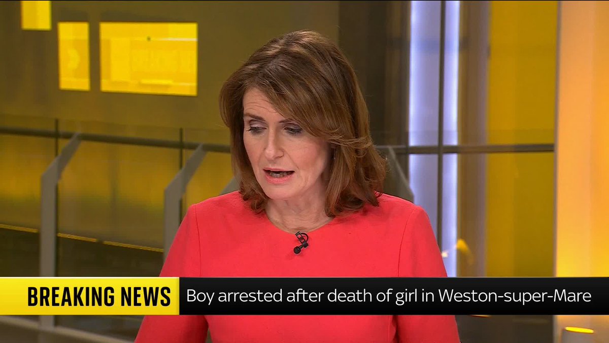 BREAKING: A teenage boy has been arrested on suspicion of murder after the death of a nine-year-old girl in Weston-super-Mare. 📺 Sky 501, Virgin 602, Freeview 233 and YouTube