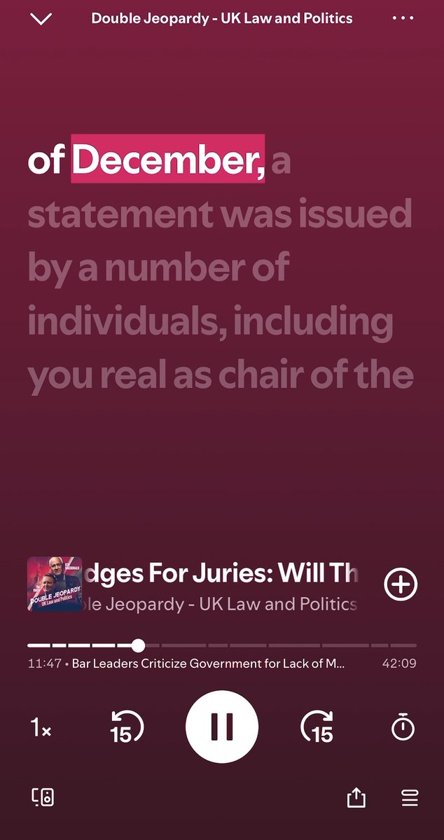 There has been no modelling, costing nor piloting of limiting the right to jury trial. That's why we are united with Bar leaders in opposing it - there is no evidence it will bring down the Crown Court backlog. Listen to the full episode of the Double Jeopardy podcast now⤵️