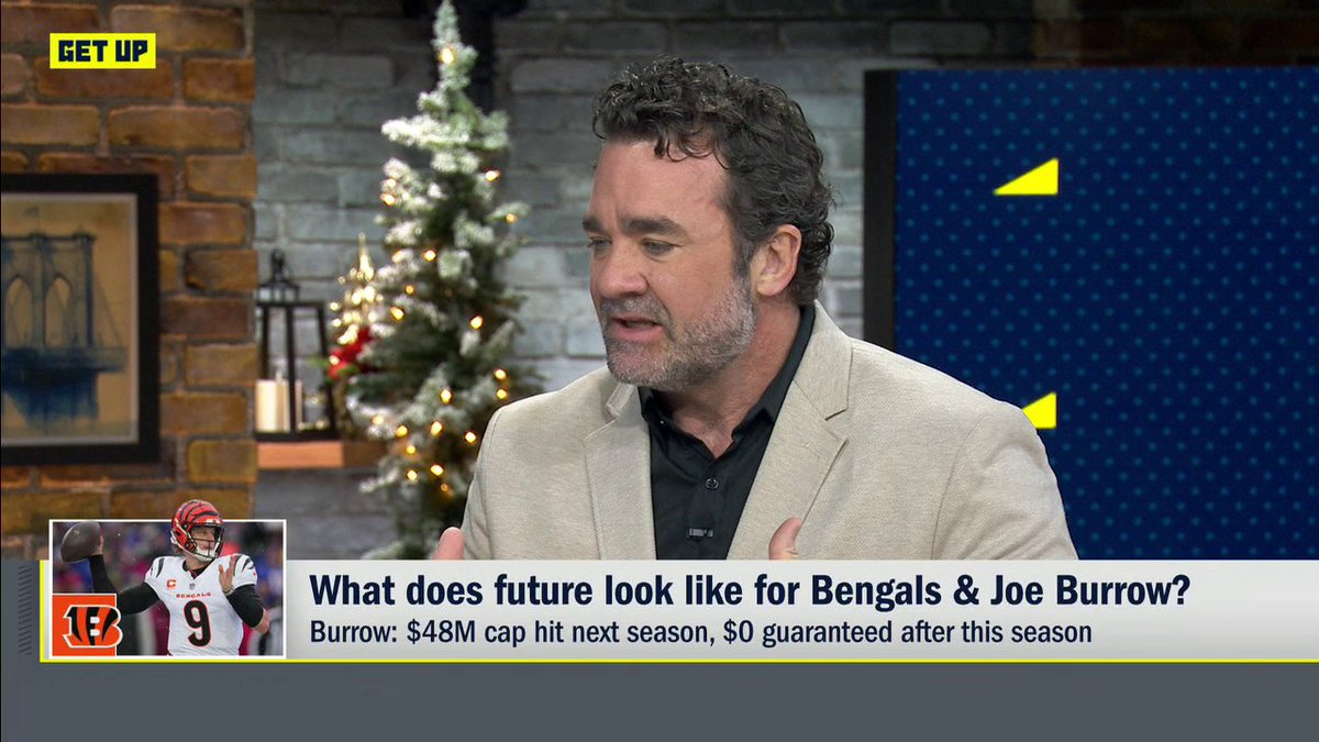 "It's concerning, and it's much bigger, in my opinion, than football." Jeff Saturday shares his thoughts on the Bengals and Joe Burrow 👀