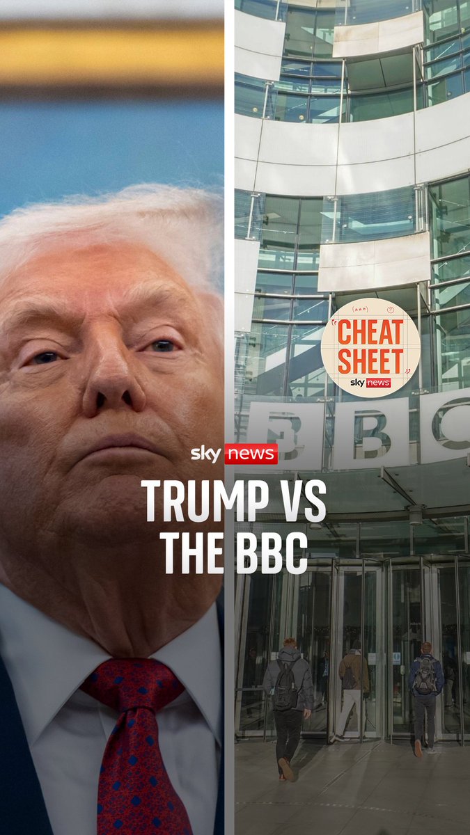 Donald Trump has sued the BBC for $10 million in a defamation lawsuit - if successful, who is going to foot the bill? 🎧 Listen to Cheat Sheet with Sophy Ridge & Wilfred Frost for the headlines, in just 10 mins