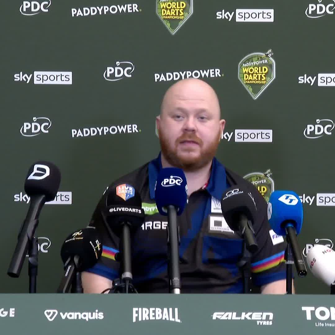🗣️ "If I play well, I can win!" Justin Hood insists there's plenty more to come following his superb Alexandra Palace debut! 👏 #WCDarts