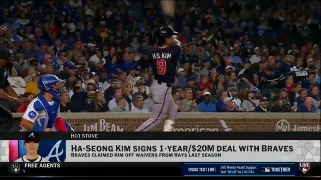 The Braves continue their busy offseason bringing Ha-Seong Kim back on a one-year deal! Are they the favorites in the NL East? #MLBNHotStove