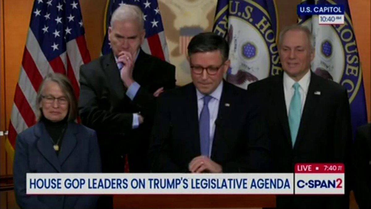 Mike Johnson: "I have not had an opportunity to review any of that yet"