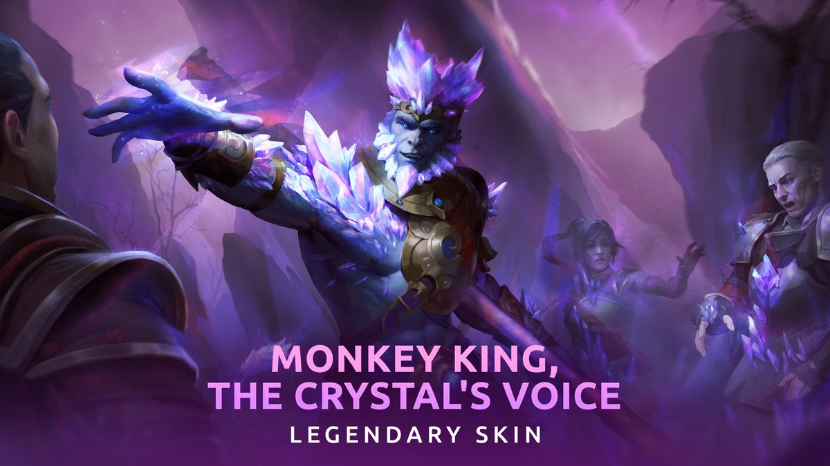 A cave long forgotten by the humanity still holds a mind-bending wonder... Even a deity can be transformed beyond recognition 💎 A new legendary skin for Monkey King is being released this Thursday — along with updated visual effects, a victory pose, and an epic weapon!