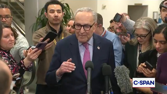 .Chuck Schumer: "I reiterated my demand of Secretary Hegseth in front of all hundred Senators that he allow every Senator to see the unedited version, the unedited video of what happened on September 2nd. He refused. The Administration came to this briefing empty-handed."