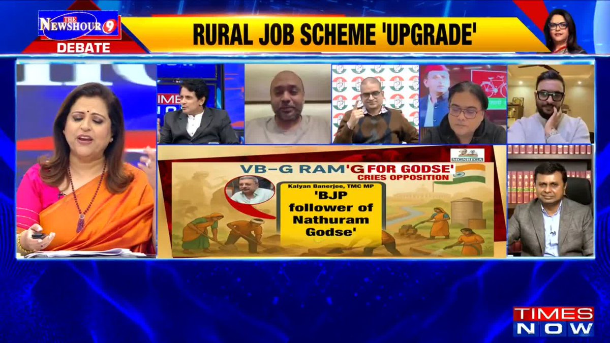 MGNREGA Now 'G Ram G'. Is Renaming a Problem? As per X Poll: - Yes: 30% - No: 70% - Can't Say: 0% Watch @TheNewshour with @Navikakumar.