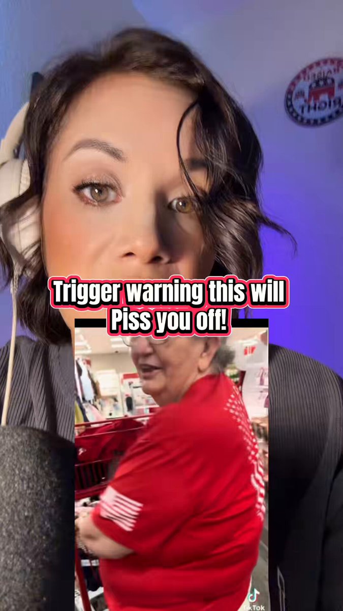 MAKE HER FAMOUS!!!! This will PISS YOU OFF! A POS deranged leftist harasses a target employee for wearing a Charlie Kirk shit then posts her on her TikTok without her permission!