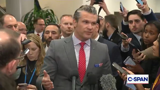 .Secretary Marco Rubio: " We'll continue to engage with Congress on this...this counter drug mission." Secretary Hegseth: "Of course we're not going to release a top secret full unedited video of that to the general public."