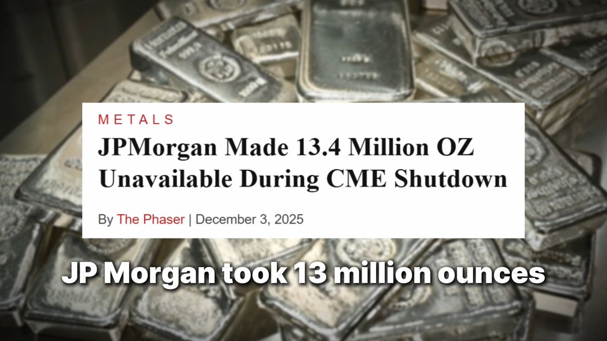 If we reach a point where COMEX doesn't have the physical #silver to meet demand, there is a menu of options they may choose from to avoid defaulting, which starts with simply stopping deliveries. Full report: