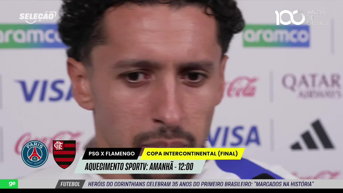 Capitão do PSG, Marquinhos falou sobre a expectativa para a final da Copa Intercontinental e destacou a qualidade das equipes brasileiras, em relação aos europeus. #Futebol #CopaIntercontinental #Flamengo #PSG