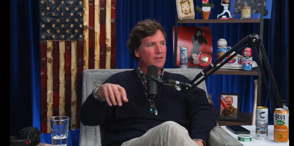 Tucker’s favorite trick:👇 Ventriloquism. Tucker rarely debates the actual person. Instead, he debates a made-up version of them. He invents a cartoonishly evil line, lets it hang in the air, then reacts as if it were actually said. The audience gets furious . . . at a sentence that never left anyone’s mouth. “Yes, we control everything!” Did Bibi say that? No . . . Tucker did 😂. But once that fake quote sticks, you’re now mad at whoever Tucker wants you mad at. You’re basically his new guided missile. It’s a cheap but effective media trick. Don’t fall for it, unless you enjoy arguing with imaginary villains.