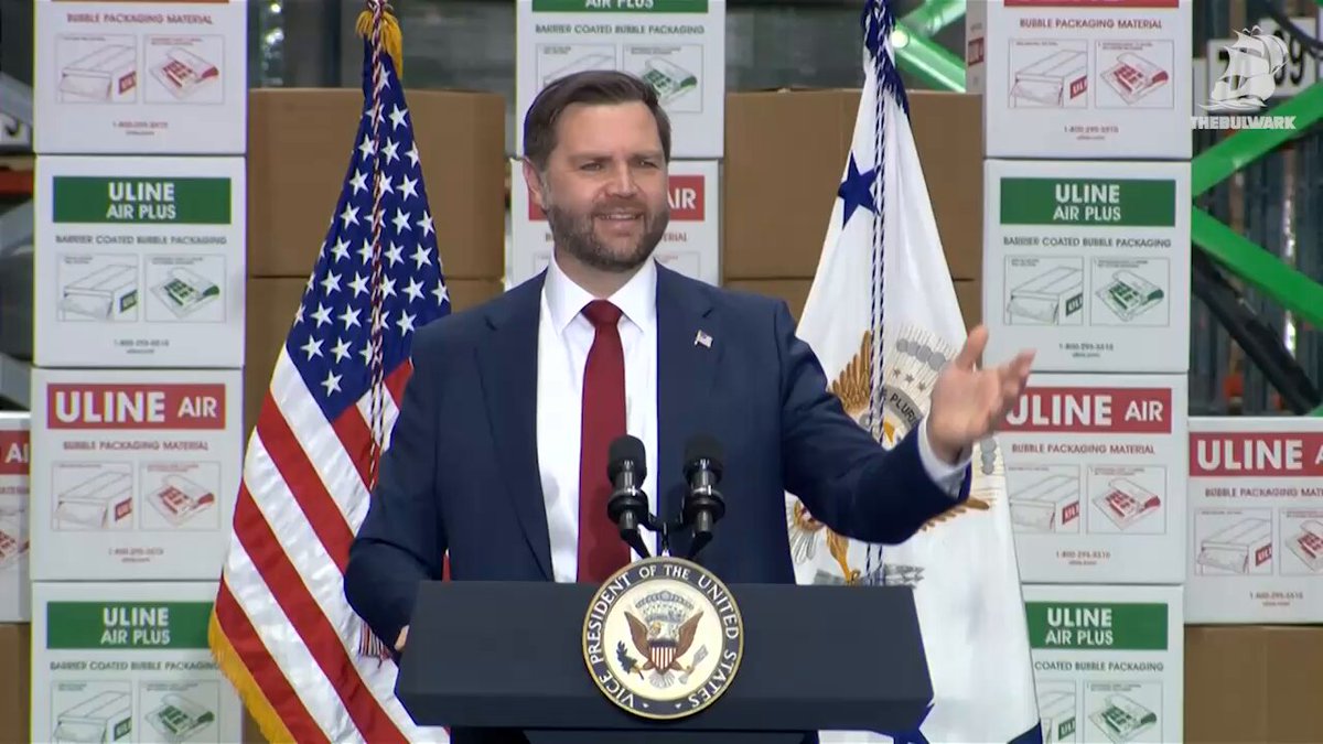 Q: “Americans are still reporting that they’re experiencing high costs of groceries and other living expenses. How does the administration plan to lower those costs?” Vance: "It's going to take a bit of time…The average American family is a thousand dollars richer than they were 11 months ago…Rome was not built in a day."