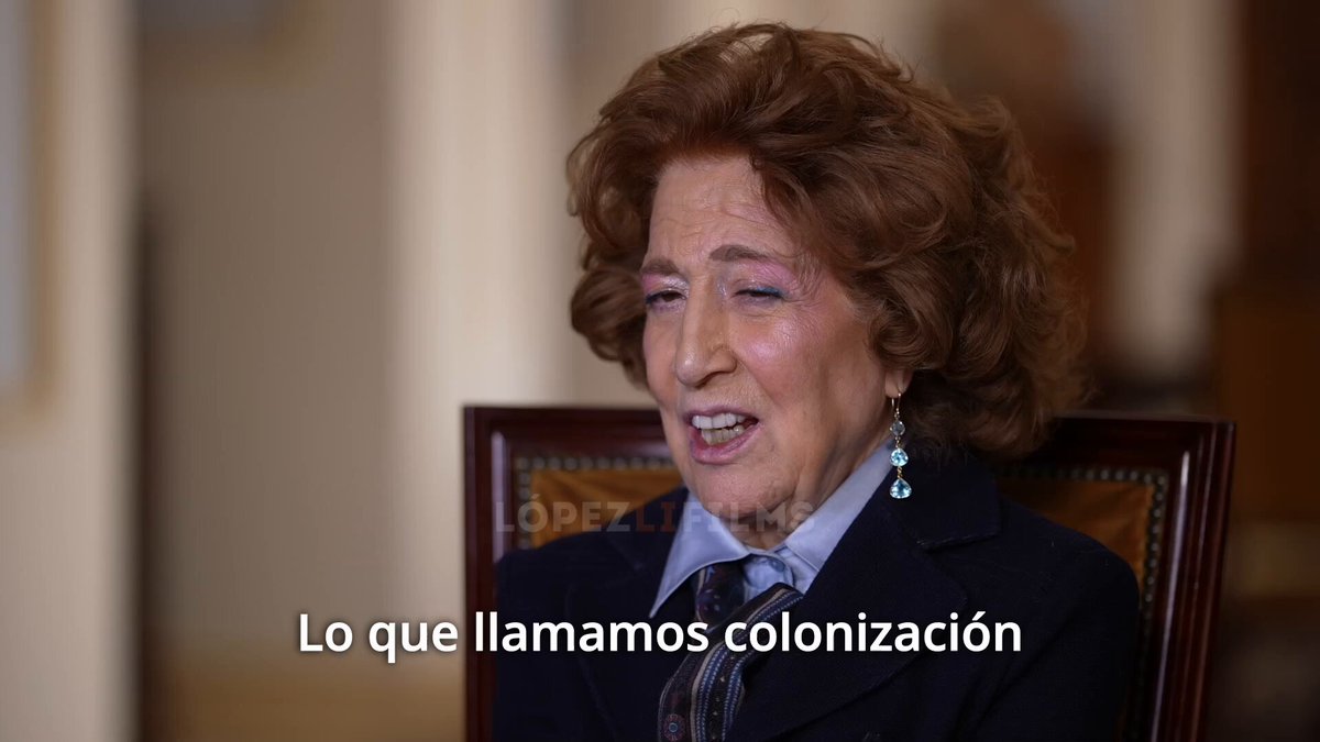 «Si hablamos de la Monarquía Hispánica, América nunca fue colonia». Carmen Iglesias, directora de la Real Academia de Historia. 👏🎓 🎦👉
