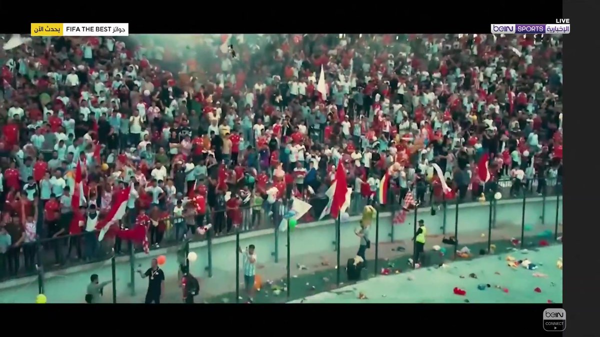 👏👏 جماهير نادي زاخو العراقي تتوَّج بجائزة FIFA للمشجعين لعام 2025 #جوائز_الفيفا #FIFATheBest | #TheBest