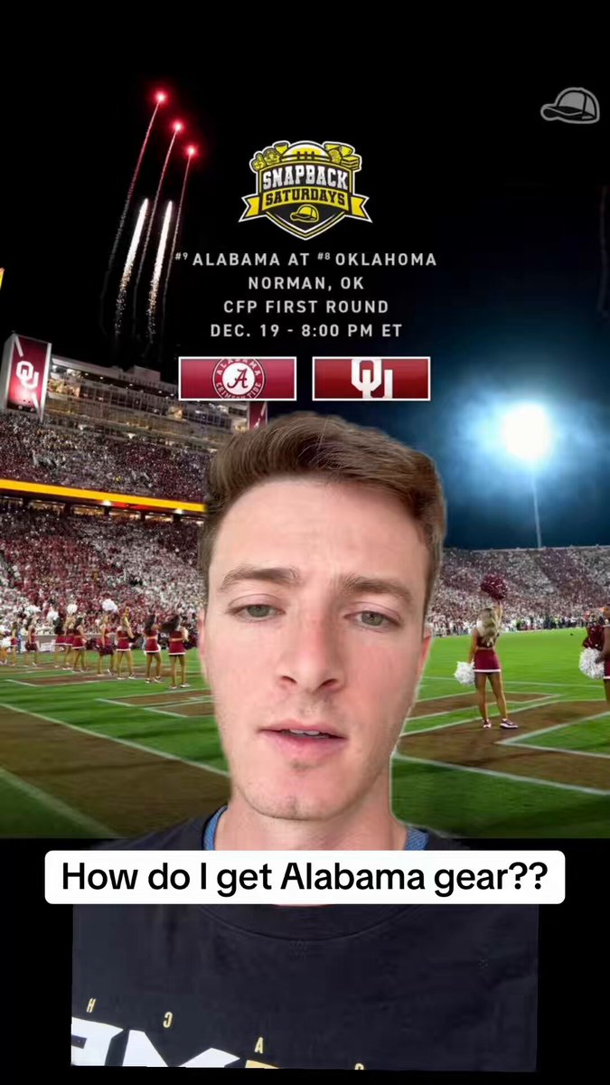 I met an EQ staffer outside the Iron Bowl who worked for Bama. I gave you my # but you never texted me. I need Alabama gear for the game Friday. Please help me Alabama Football Equipment