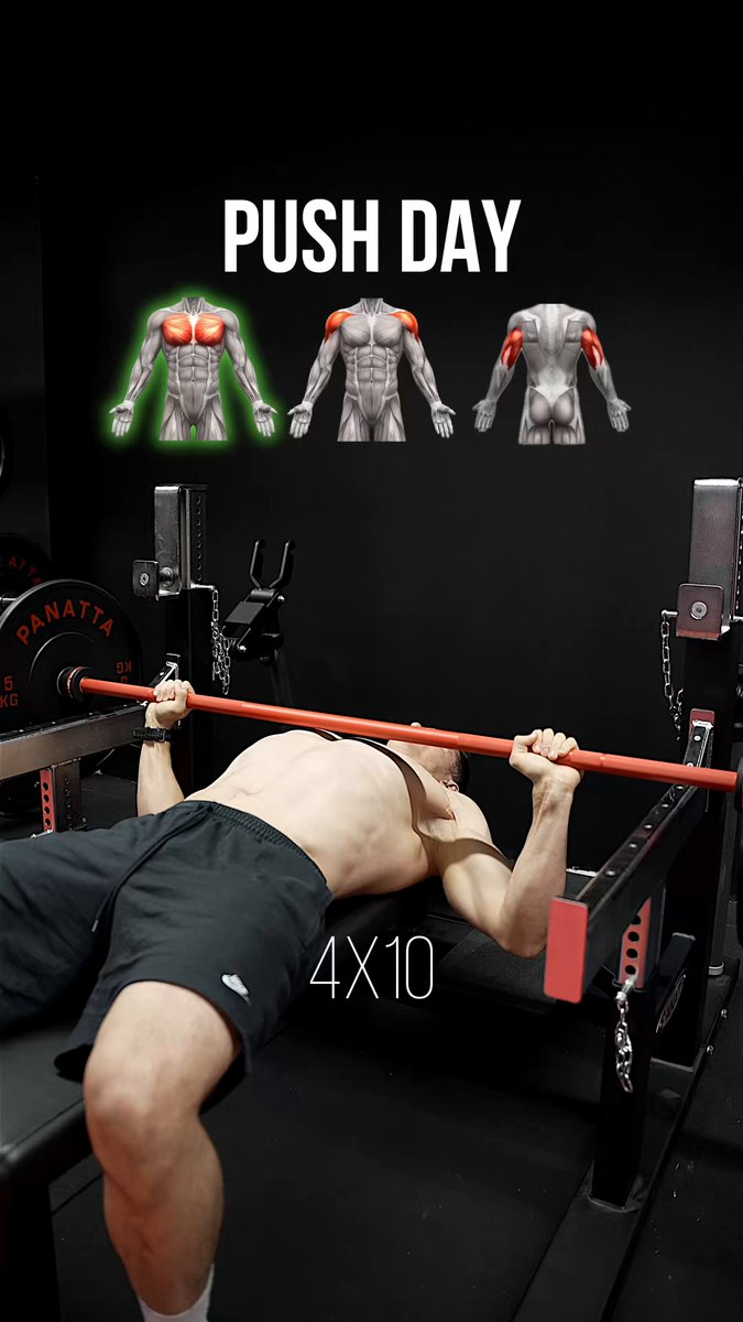 Full push workout !! (chest, shoulder, triceps)