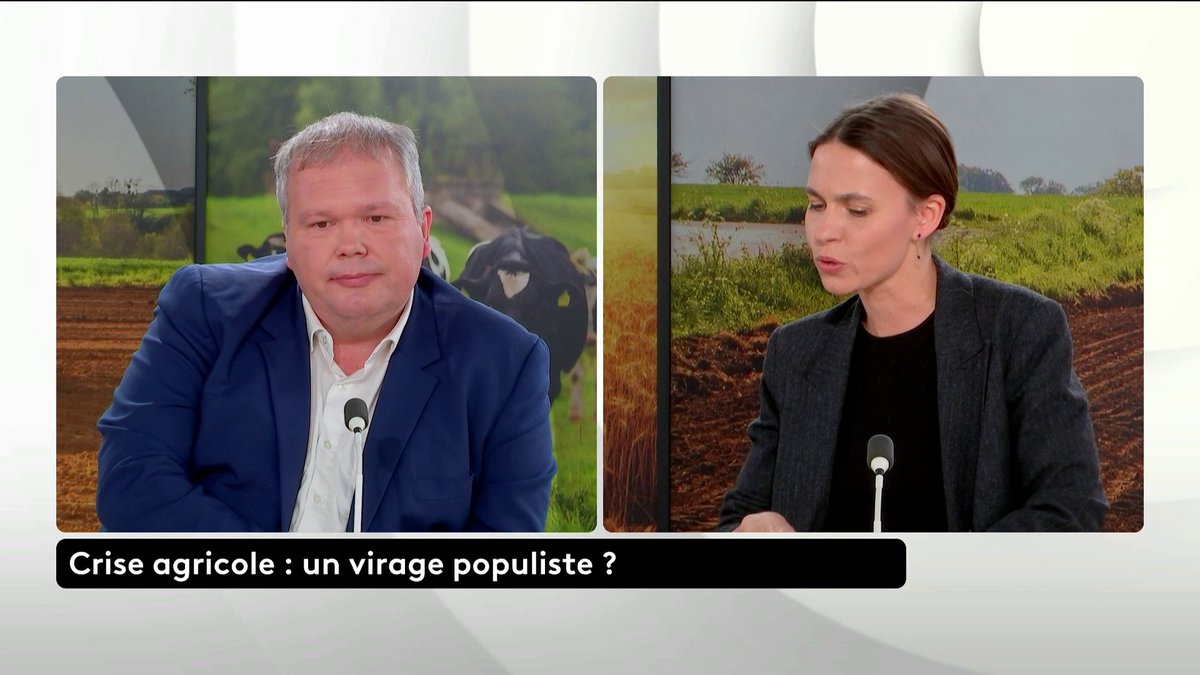 🔴 🗣️ Dermatose nodulaire : "Que ce soit Manuel Bompard ou Marine Le Pen, [ils] ne connaissent absolument rien à la situation des élevages", estime l'ancien député LREM et ancien éleveur Jean-Baptiste Moreau, qui dénonce une récupération politique. #ToutEstPolitique #Canal16