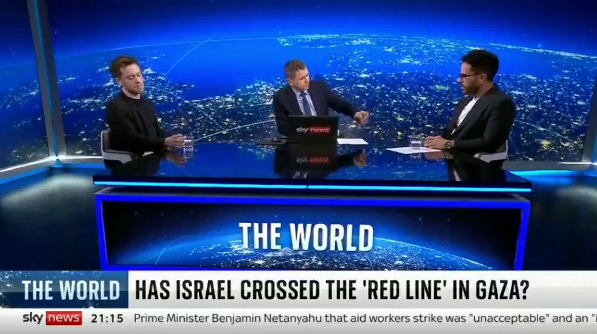 One from the archives: Hen Mazzig "I understand especially when you are Jewish or Palestinian or Arab why you feel so connected to this conflict and really being hurt and upset.. I don't understand why you are so angry about that" Owen Jones: "Because I object to genocide"
