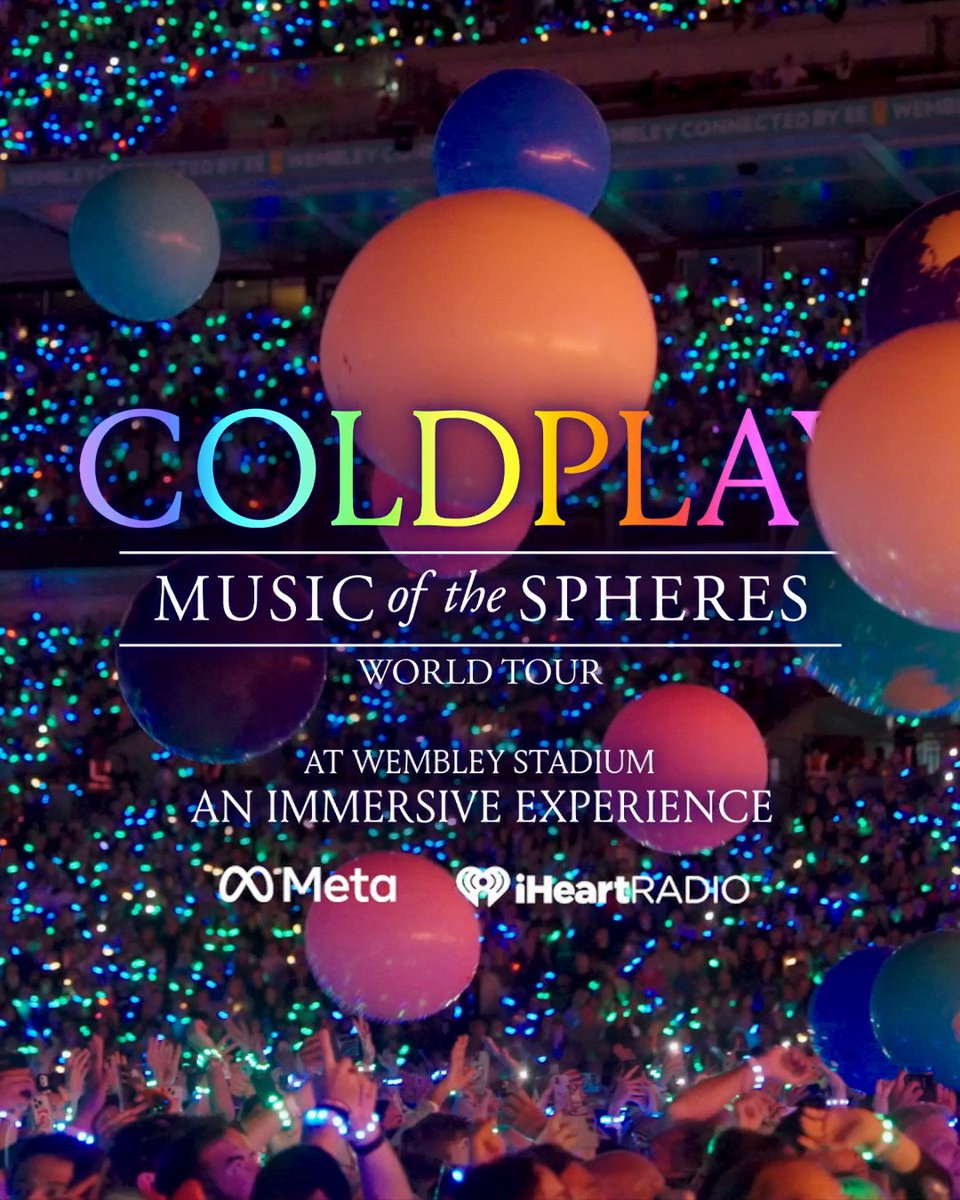 Front row? Try closer! Watch @Coldplay Music of the Spheres World Tour: An Immersive Experience on 12/30, 11am PT in Arena