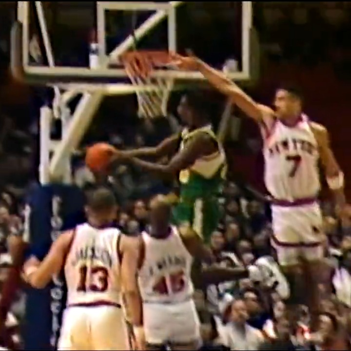 36 years ago today, 20-year-old rookie Shawn Kemp threw down this nasty reverse dunk against the Knicks! "I felt the crowd. Man, in the next 30 days, I think I had 54 dunks. So, it just created a beast."