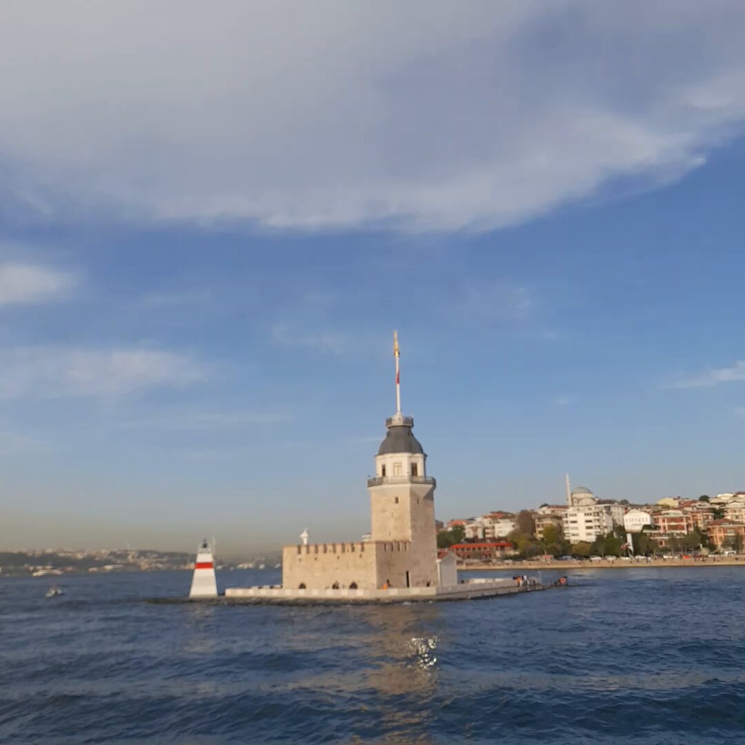 The Maiden’s Tower in Constantinople was built by the Athenians (Greeks) around the 5th century BC.