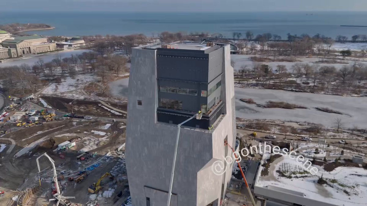 Work continuing on the Obama Presidential Center in Chicago, which is expected to open in June of 2026