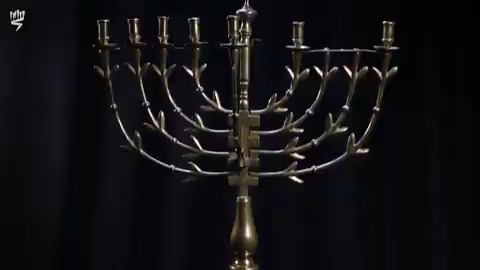 In the 1980s, this 19th century #Hanukkah menorah was found under the floor of the former synagogue in Alphen aan den Rijn, Holland, wrapped in newspapers dated 1941 The Jewish community of Alphen aan den Rijn was destroyed during the Holocaust >>